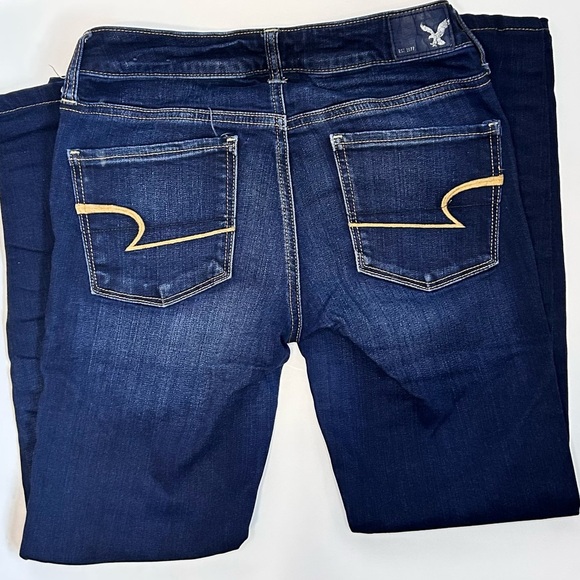 American Eagle outfitters Skinny Blue Denim Shorts size 2 -F- - Picture 5 of 5
